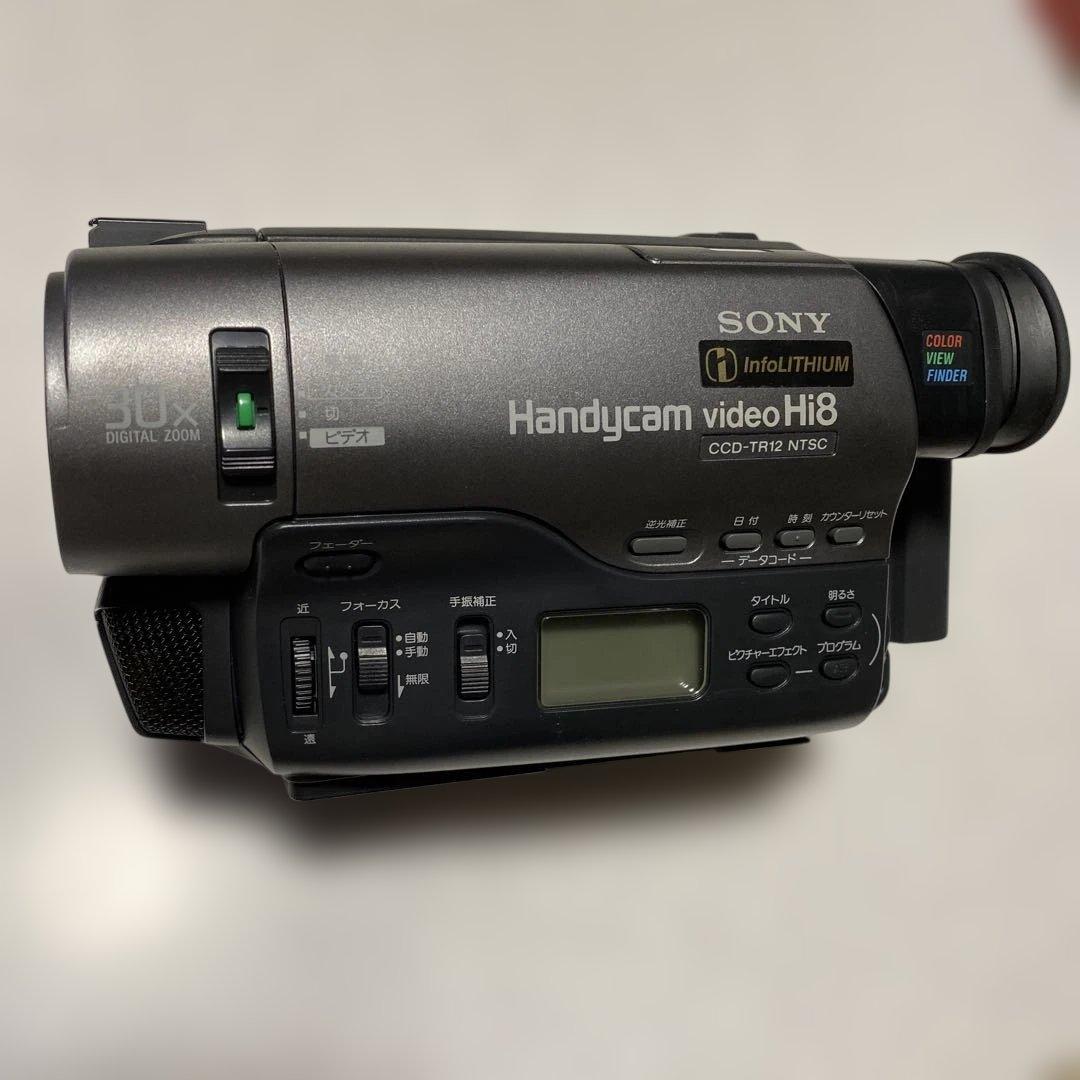 美品　SONY VideoHi8 Handycam CCD-TR12 ②