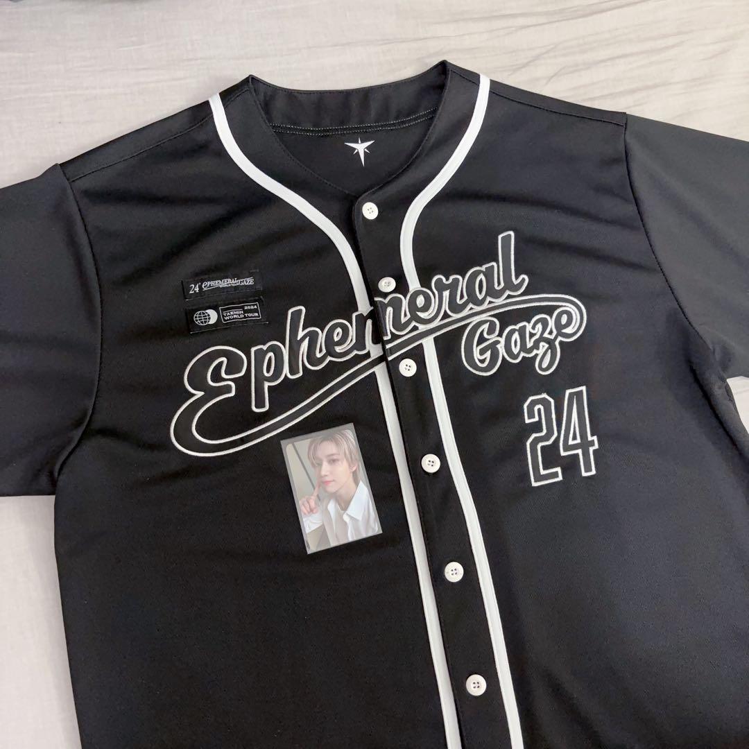 テミンtaemin 韓国限定ベースボールTシャツ 黒ロングトレカ付き