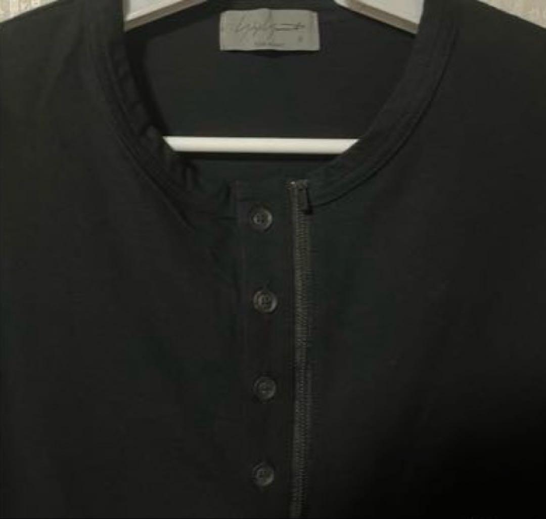 YOHJI YAMAMOTO ファスナー ヘンリーネック Tシャツ
