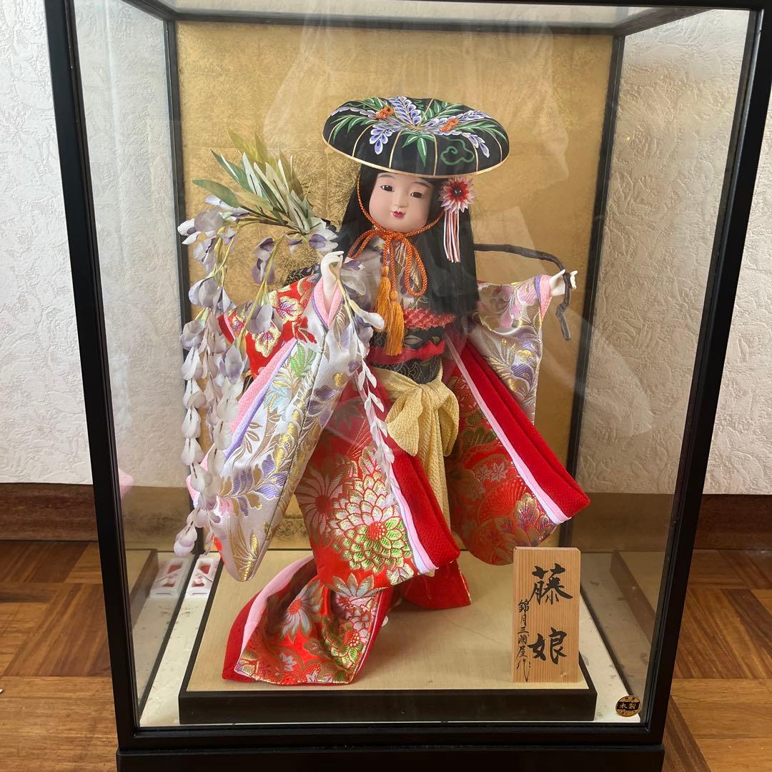 御所人形　藤娘　お正月飾り　錦月三浦屋作