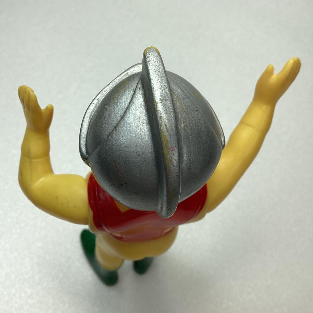 『当時モノ』 黄色いシルバー仮面 ソフビ