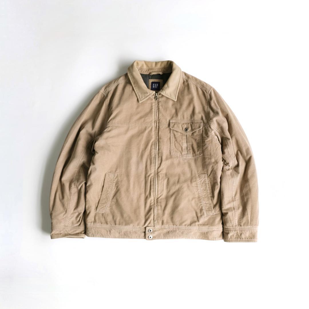 ジャケット・アウター GAP 00's Padded Corduroy Jacket Beige L.
