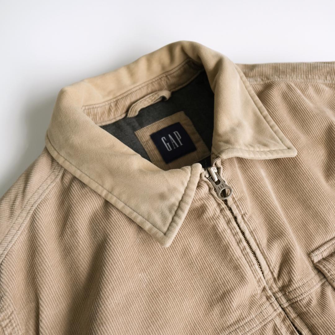 ジャケット・アウター GAP 00's Padded Corduroy Jacket Beige L.