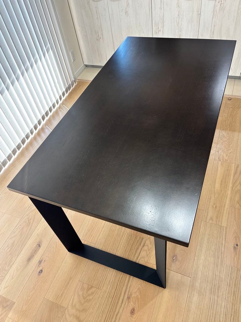 KANADEMONO ダイニングテーブル Black Steel