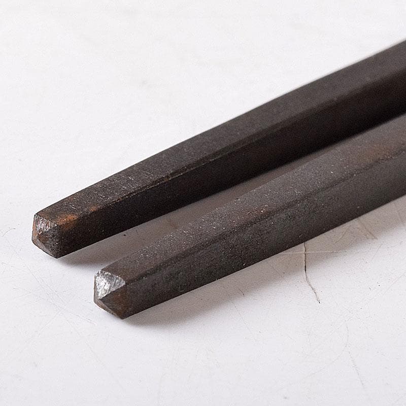 明珍火箸　五十一代　明珍宗之作　鉄製　火箸　共箱　C　8252