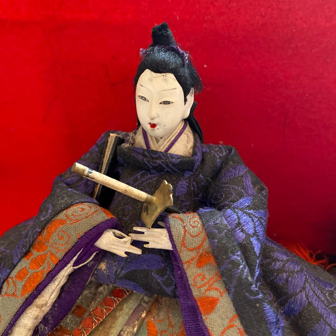 雛祭り　古い内裏雛　芥子びな　明治ごろ