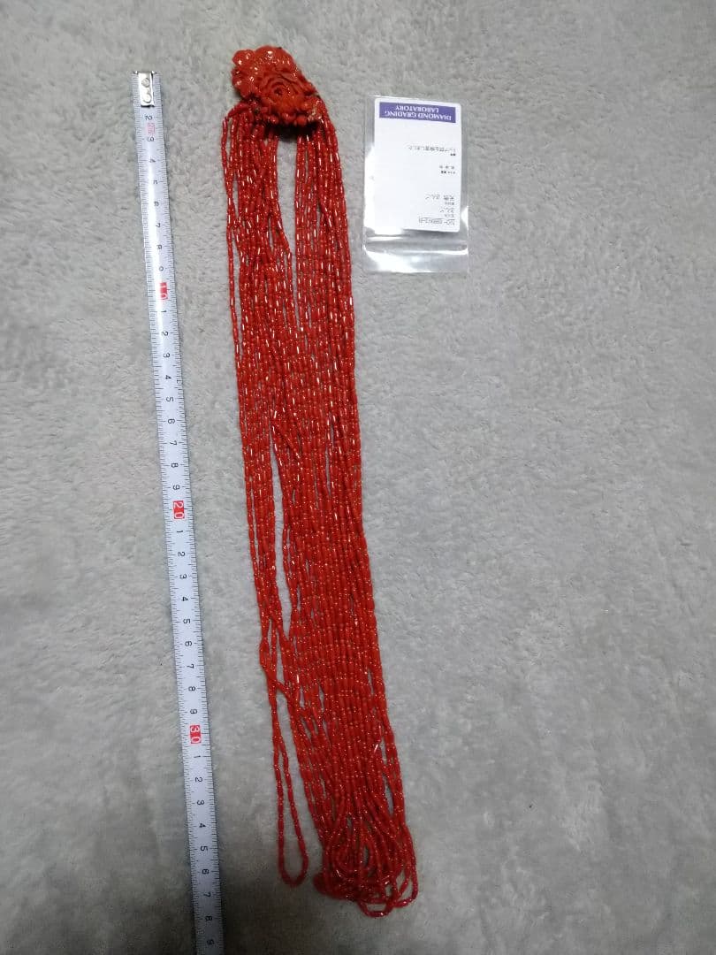 天然サンゴのネックレス