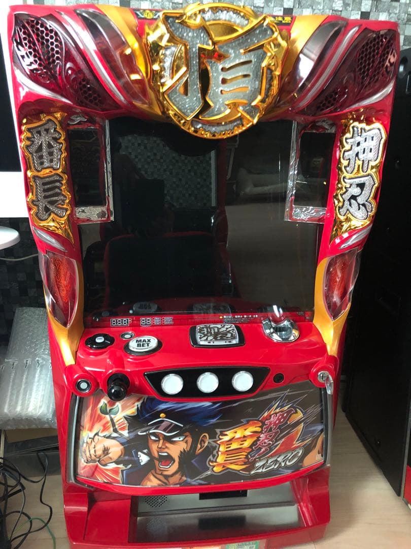 押忍番長ZERO スロット 実機 動作、外見良好