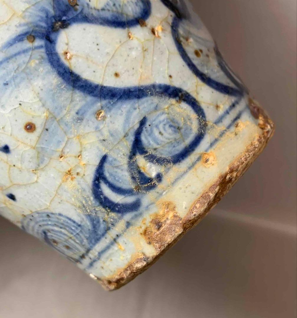 中国 染付龍絵梅瓶　f2250917