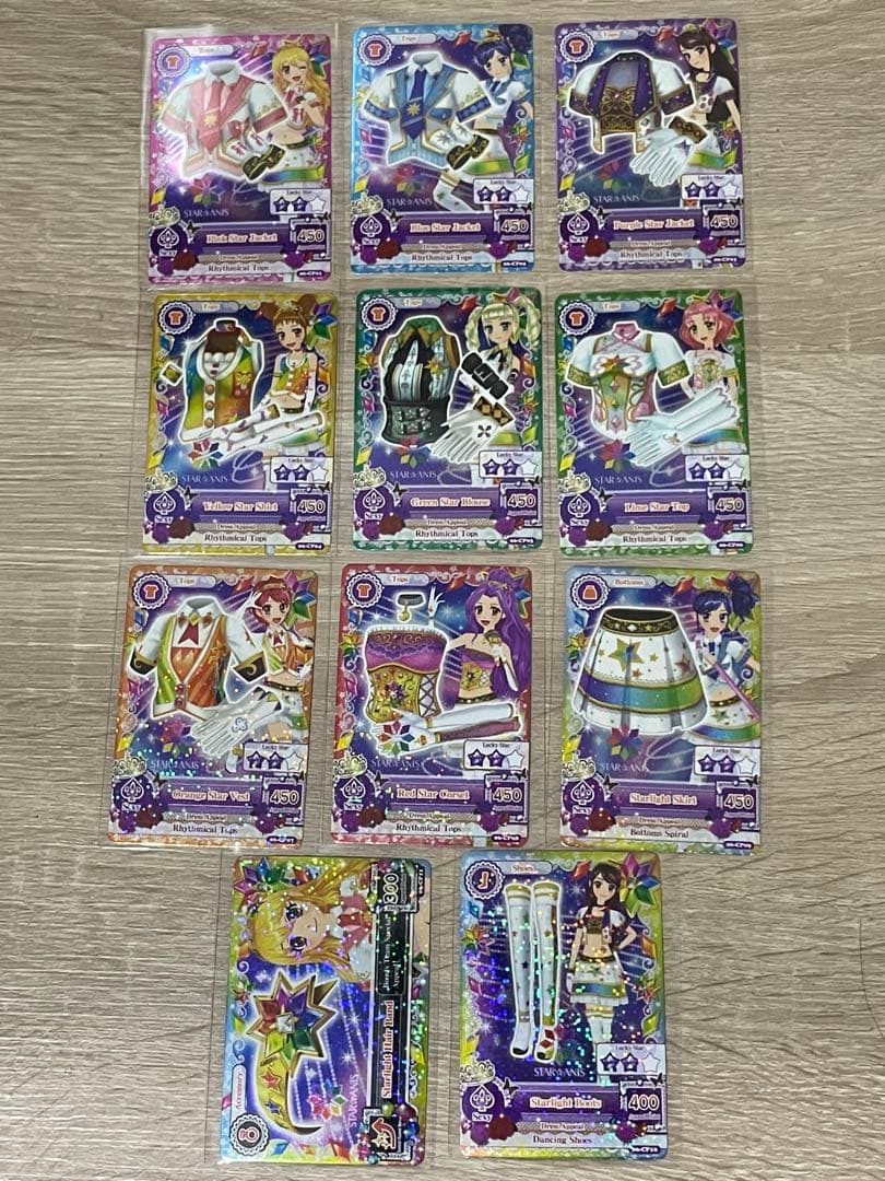 アイカツ！ 海外版　スターアニスコンプリート11枚セット　インドネシア限定