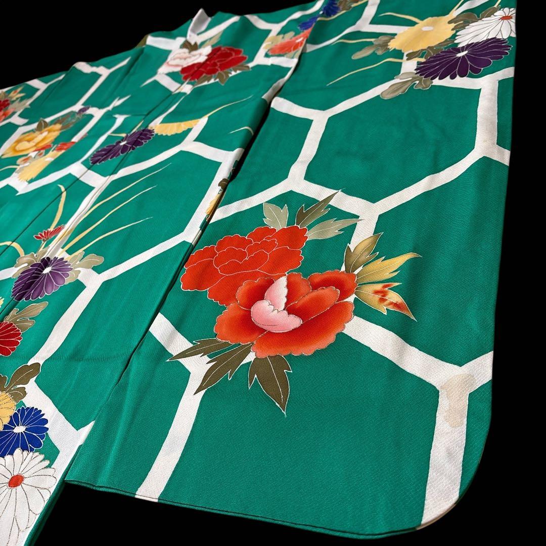 (う59) 百花ノ薫り ✦ 華やぐ大正ロマン アンティーク振袖㊗️④点セット