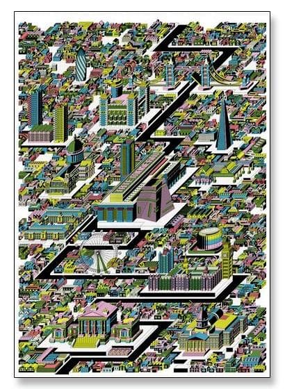 額装品/London poster/ピーター・ジャドソン/ポスター/インテリア