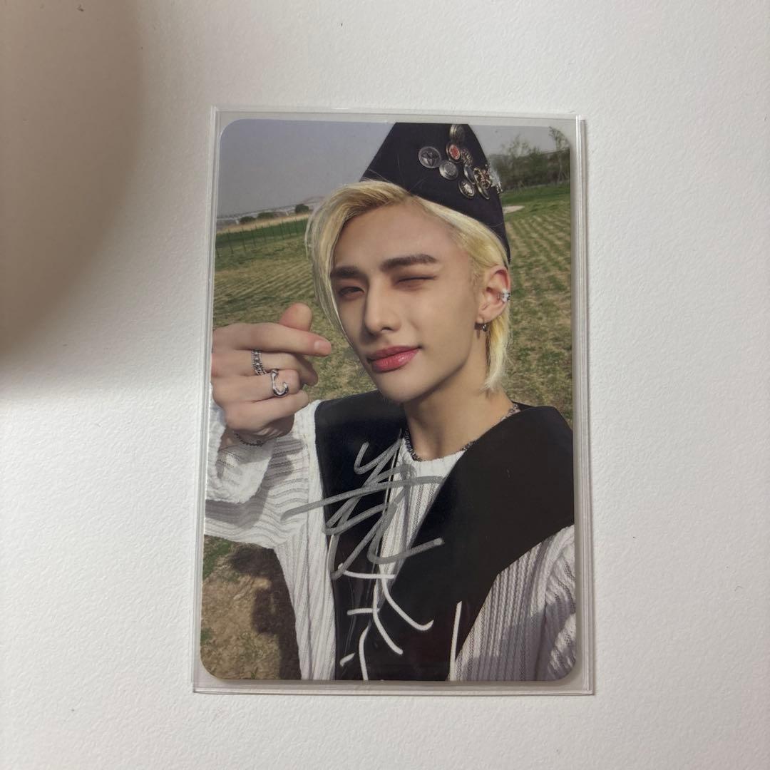 Stray Kids ヒョンジン　MAXIDENT US アメリカ サイン