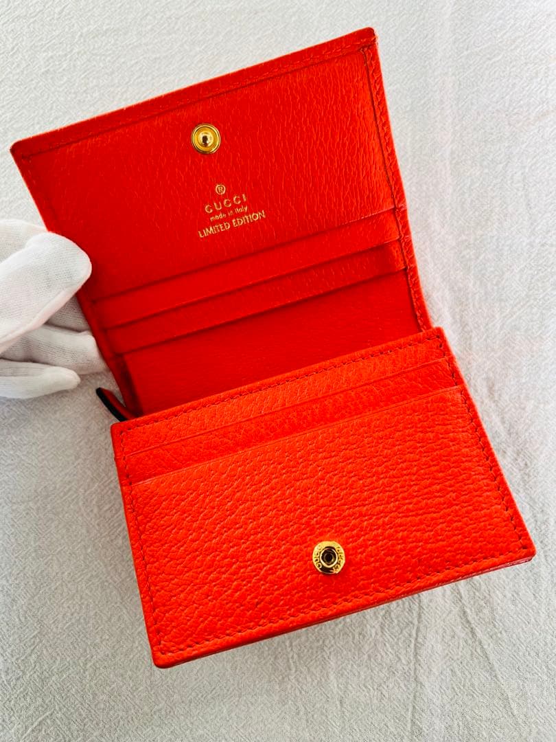 GUCCI グッチ GGマトラッセ 二つ折り財布 限定 花柄 箱、袋、説明書