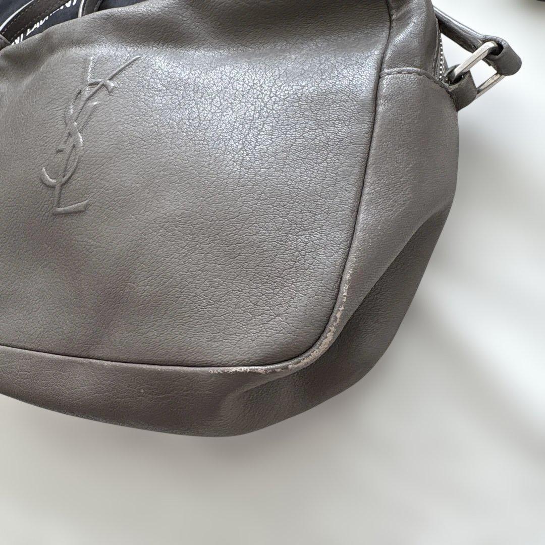 【レシート有り】サンローラン　ルーカメラバッグ　ショルダー　グレー