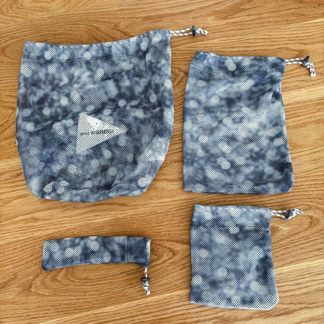 and wander MESH POUCH アンドワンダー メッシュポーチセット