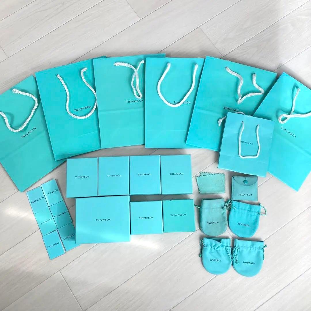 ティファニー Tiffany 空箱 紙袋 巾着 保存袋 セット まとめ売り