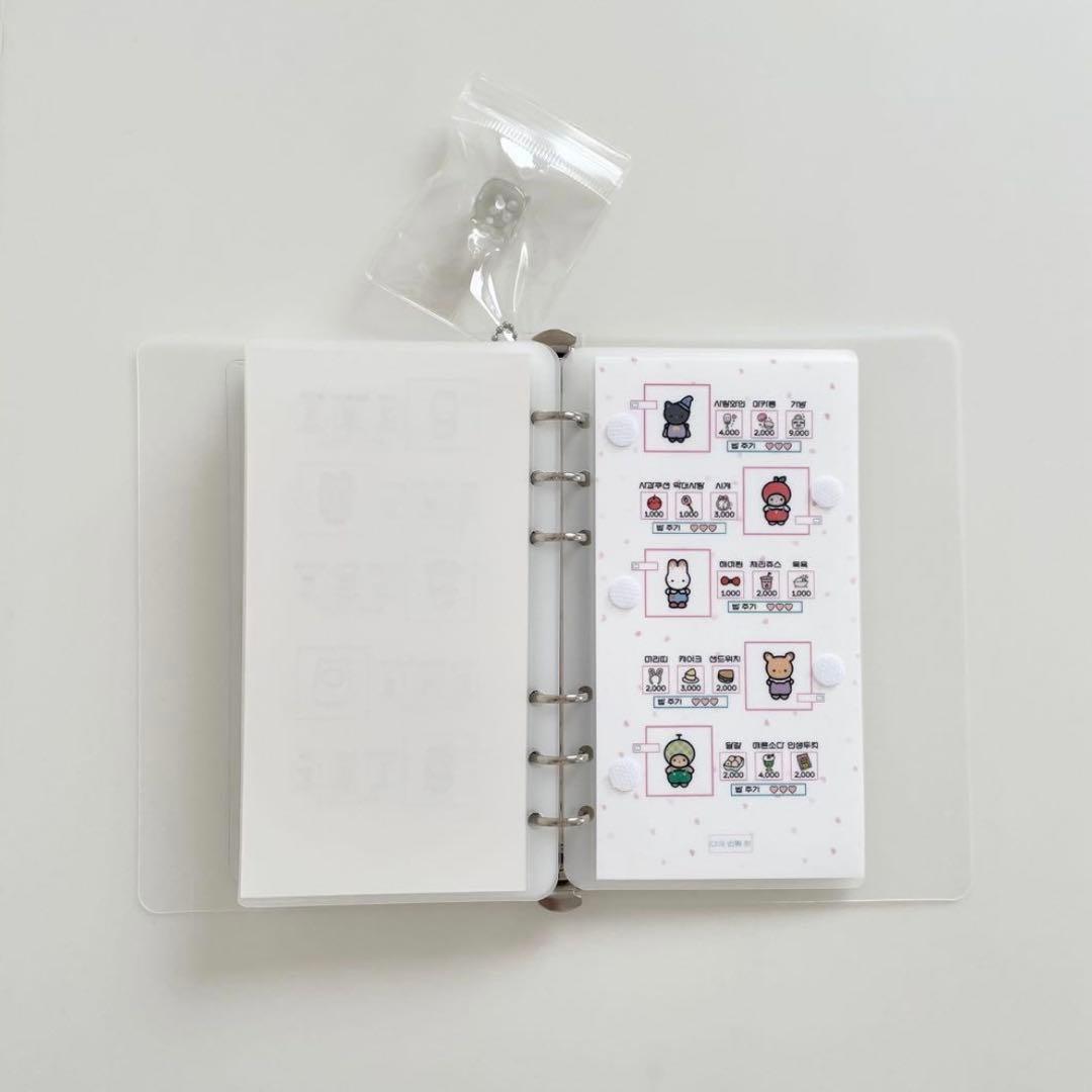 ラスト1点　韓国　貯金　アクリルバインダー　カバー　リフィル　 ピカブー