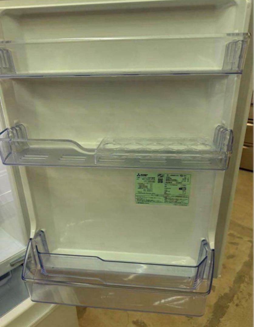 【高年式】 2022年式 330L 三菱 冷蔵庫 MR-C33G-W1