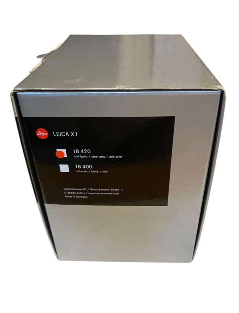 最終値下げ　【極上美品】Leica X1 スチールグレー