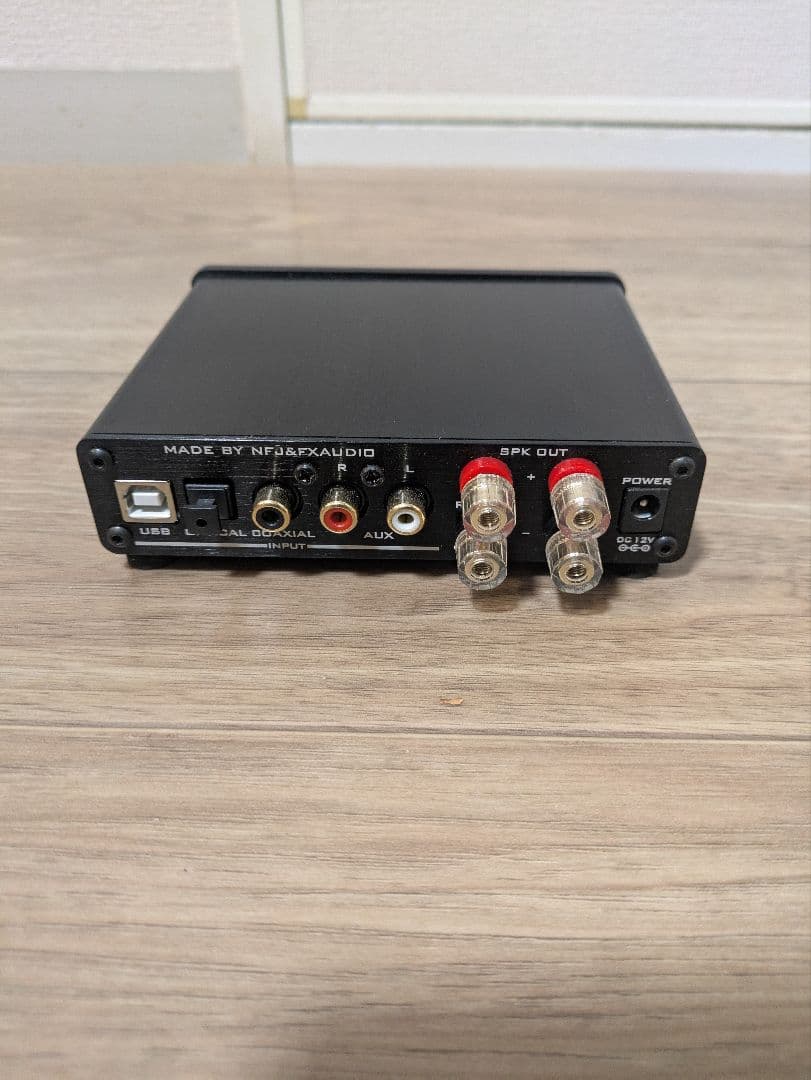 FX-AUDIO- D302J++[ブラック]　アダプター付き