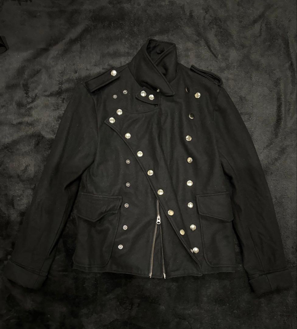00s swag ナポレオンジャケット マルチボタン archiveダークウェア