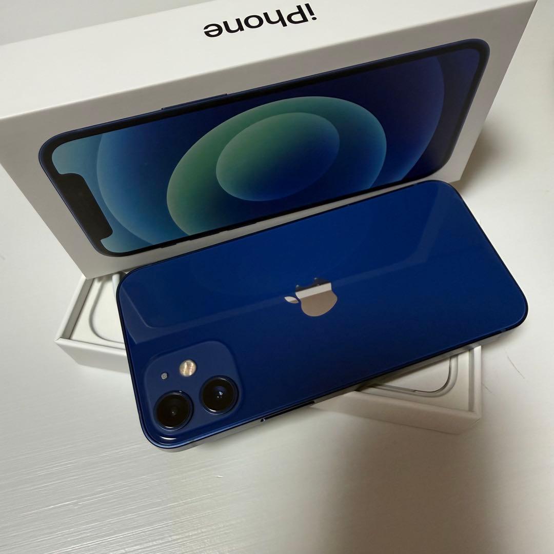 美品★64GB★ブルー/iphone12 mini★SIMフリー