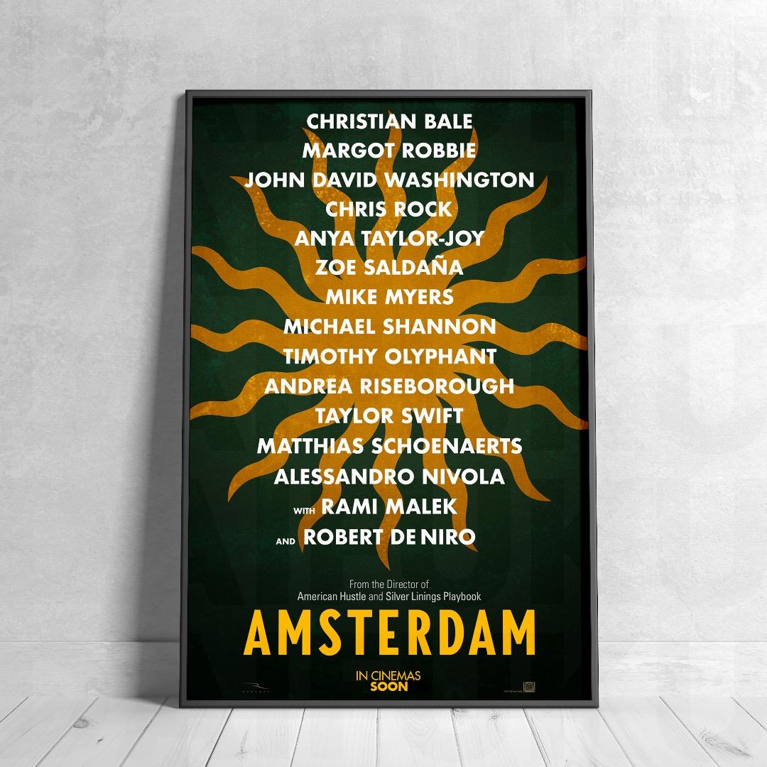 【映画館用両面ポスター】アムステルダム / Amsterdam Ver.A