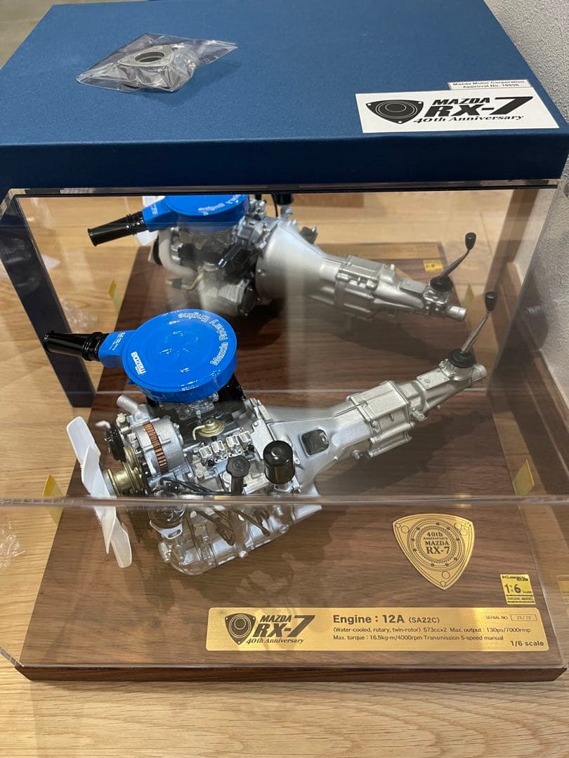 MAZDA RX-7 12A エンジンモデル 1/6スケール