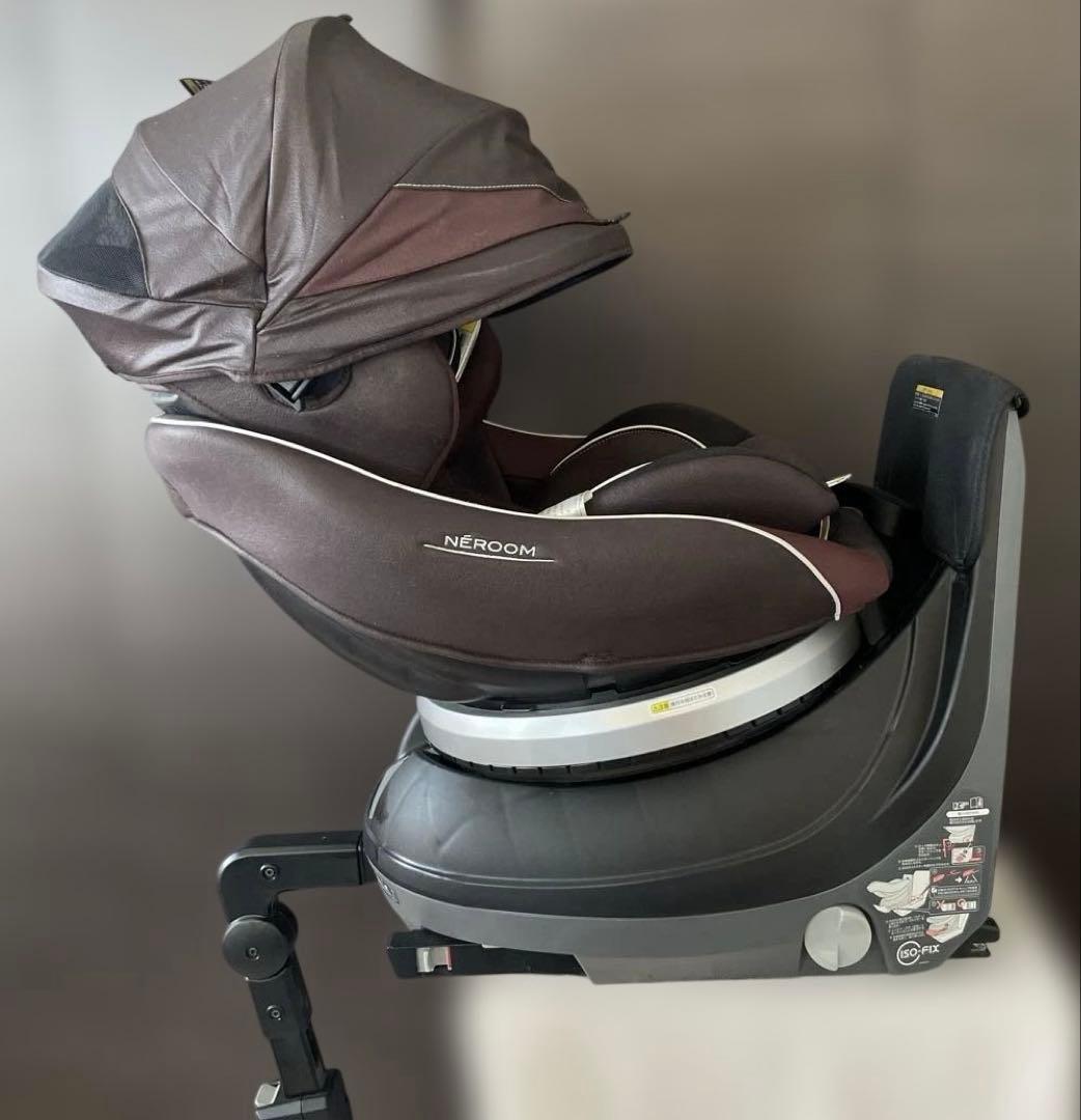 コンビ　ネルーム ISOFIX対応 回転式チャイルドシート　フルシートカバー付