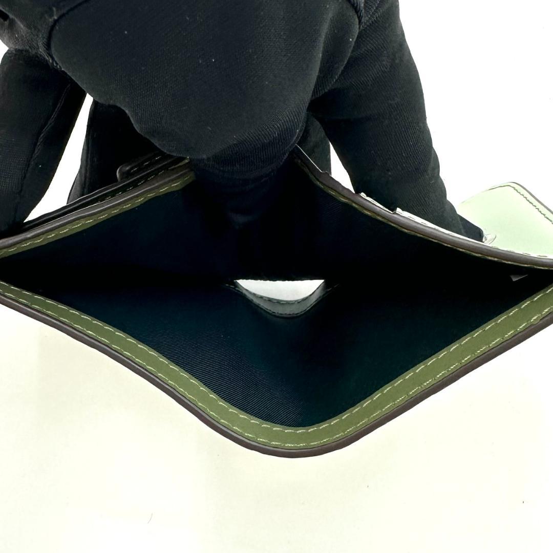 トリーバーチ Tモノグラム コントラスト エンボス ミニウォレット 二つ折り財布