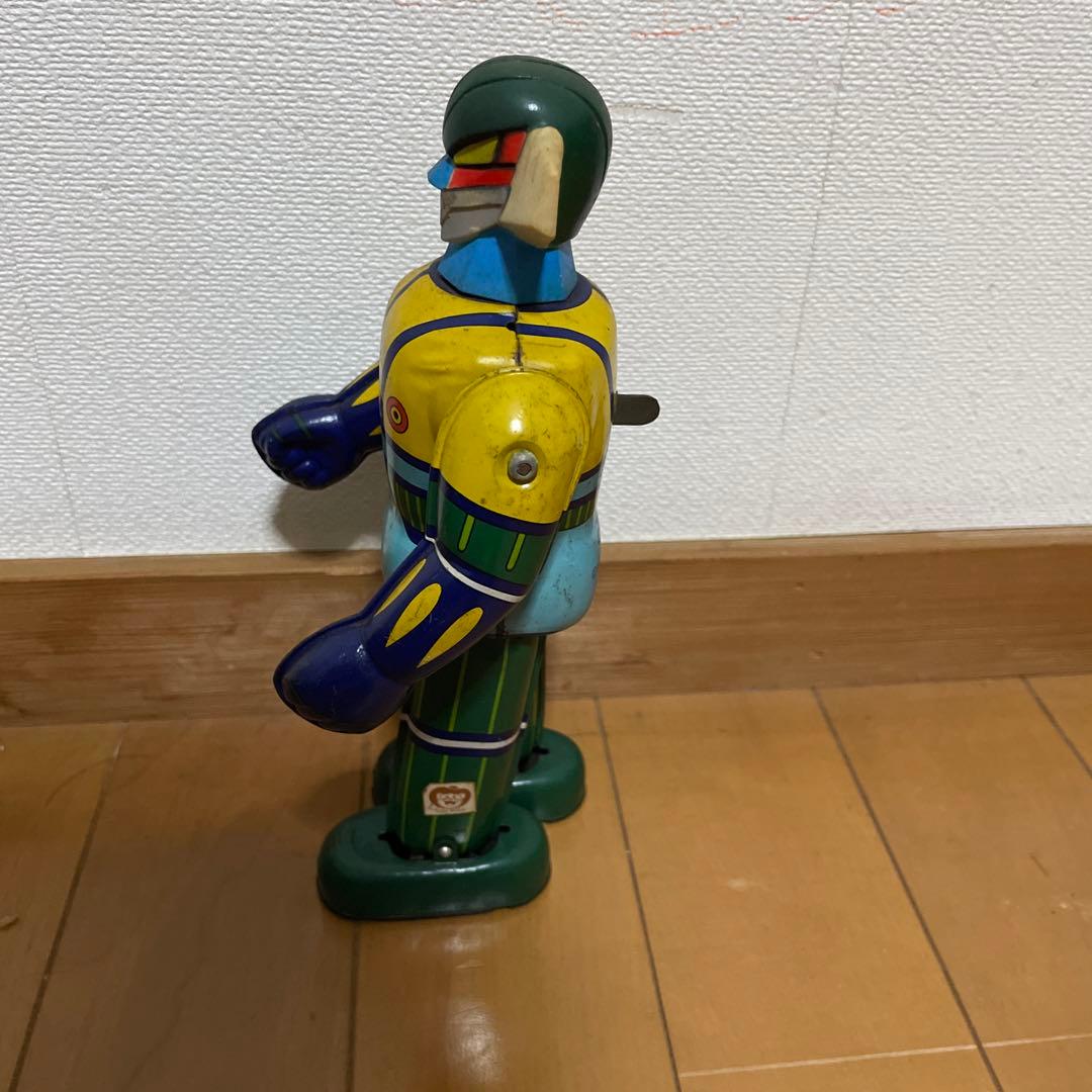 タカラ【鋼鉄ジーグ 】当時物ブリキ ゼンマイ歩行ロボットTIN TOY