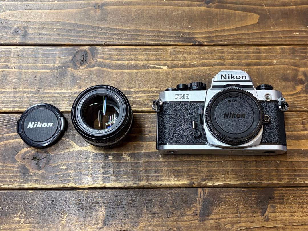 Nikon NEW FM2 & 50mm f/1.4 レンズセット