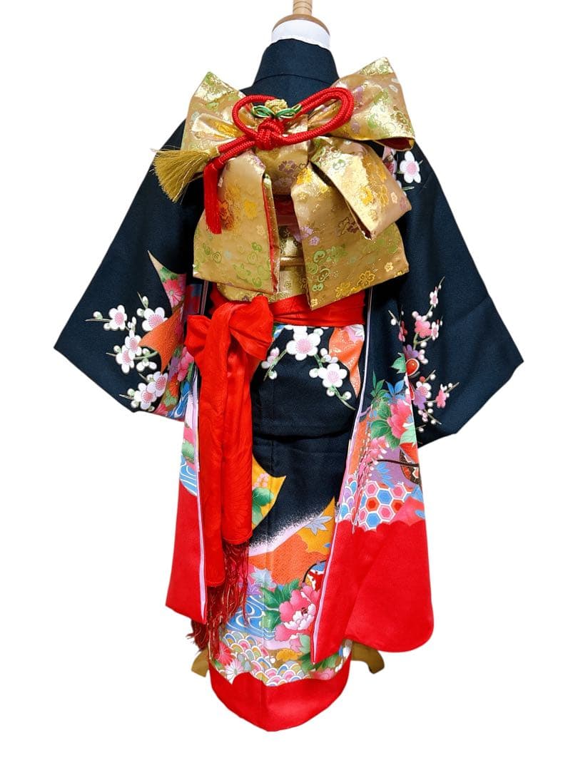 黒×ゴールド♡七五三　7歳　女の子　フルセット　一式