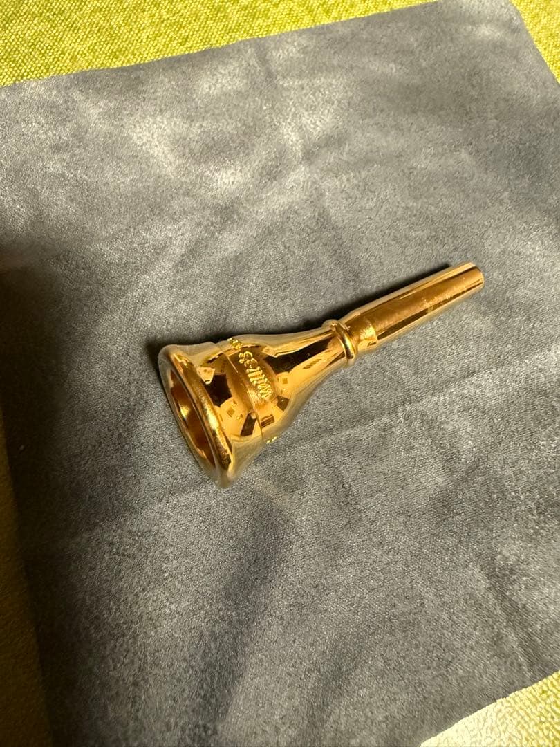 金メッキ Willie's PM ESフレンチ ホルンマウスピース　ウィリーズ
