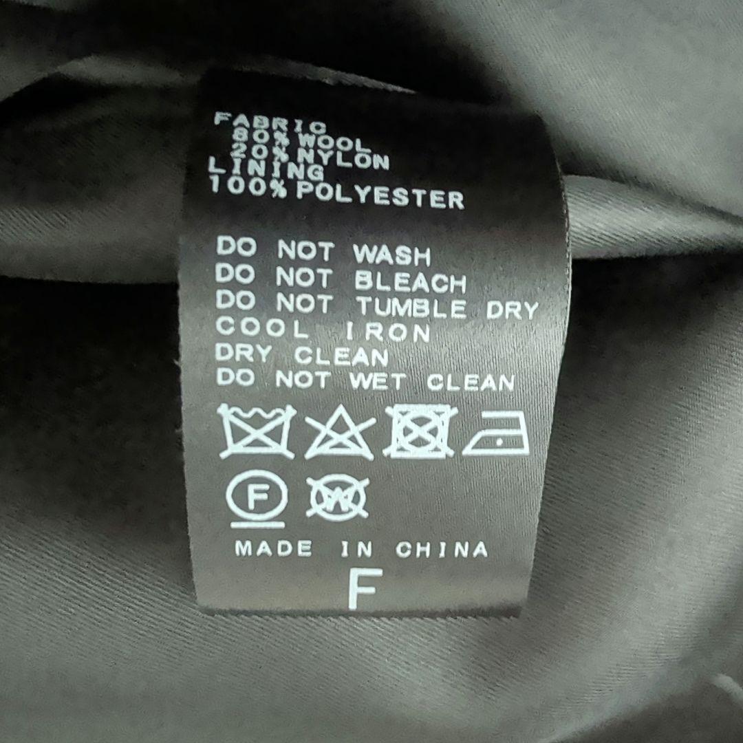 現行 ジャーナルスタンダードレサージュ ノーカラー コクーンミドルコート F