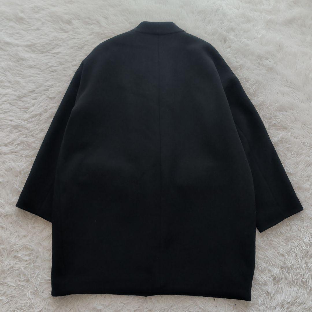 現行 ジャーナルスタンダードレサージュ ノーカラー コクーンミドルコート F