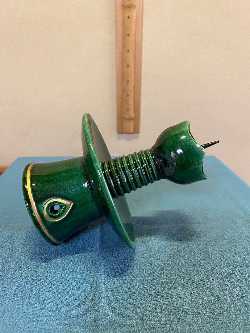 【本日限定】茶道具/三ツ具足 青楽 利休忌 松楽窯