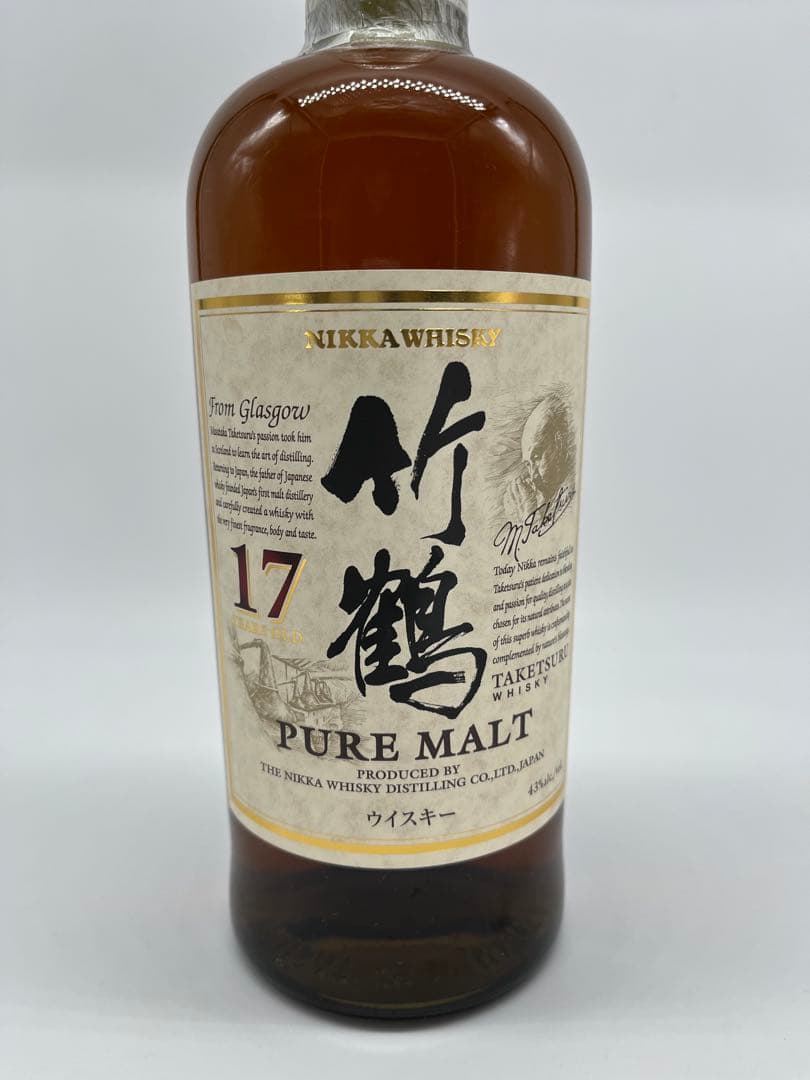 竹鶴17年　700ml 新品未開栓　パラフィルム加工済み