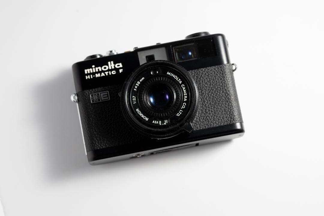 ミ*郎様 Minolta Hi-Matic F 【実写確認済み美品＋ポーチ、ジャ