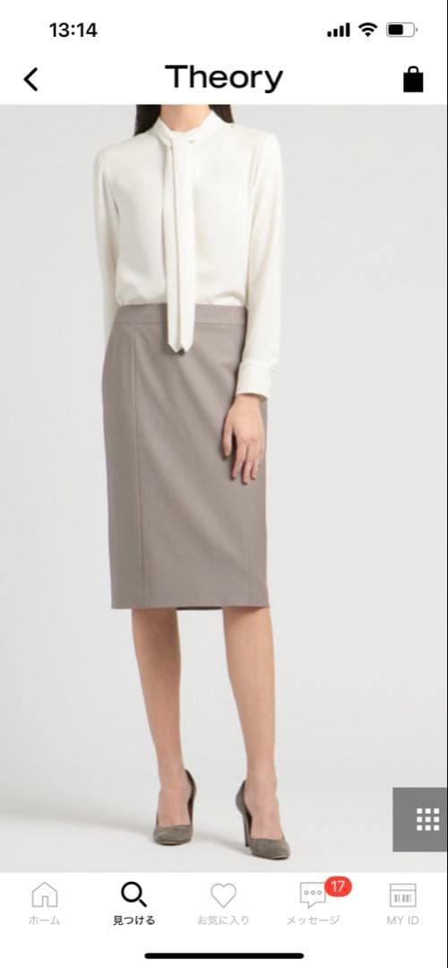 新品セオリーリュクス定番タイトスカートサイズ40
