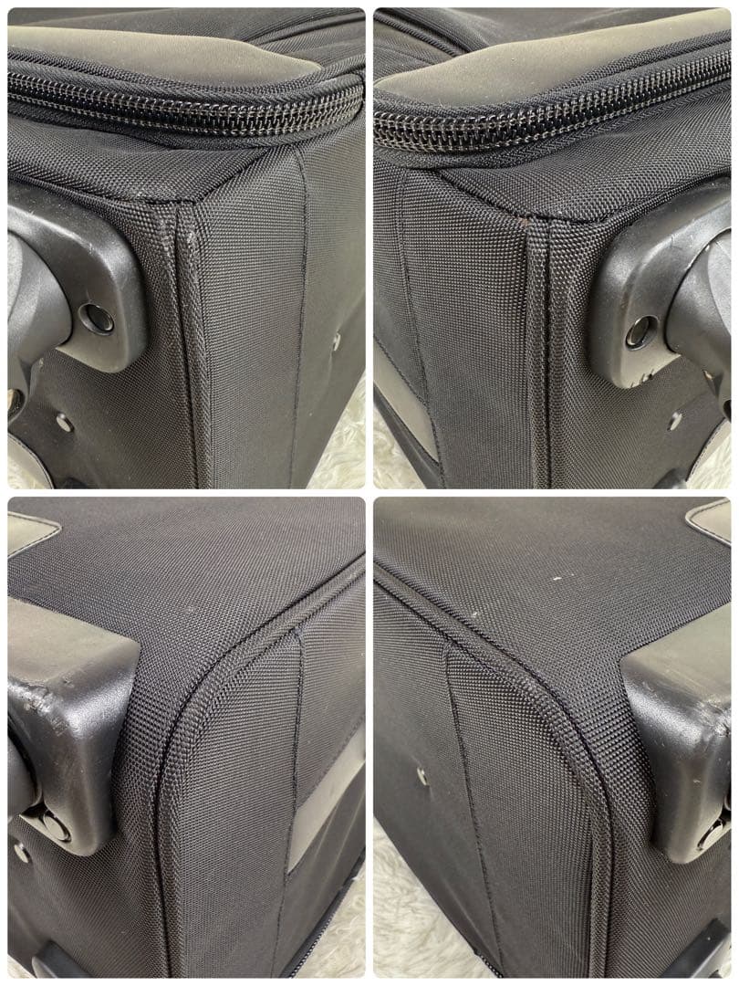 【美品】ゼロハリバートン キャリーケース 4輪 ナイロン ブラック 機内持込可