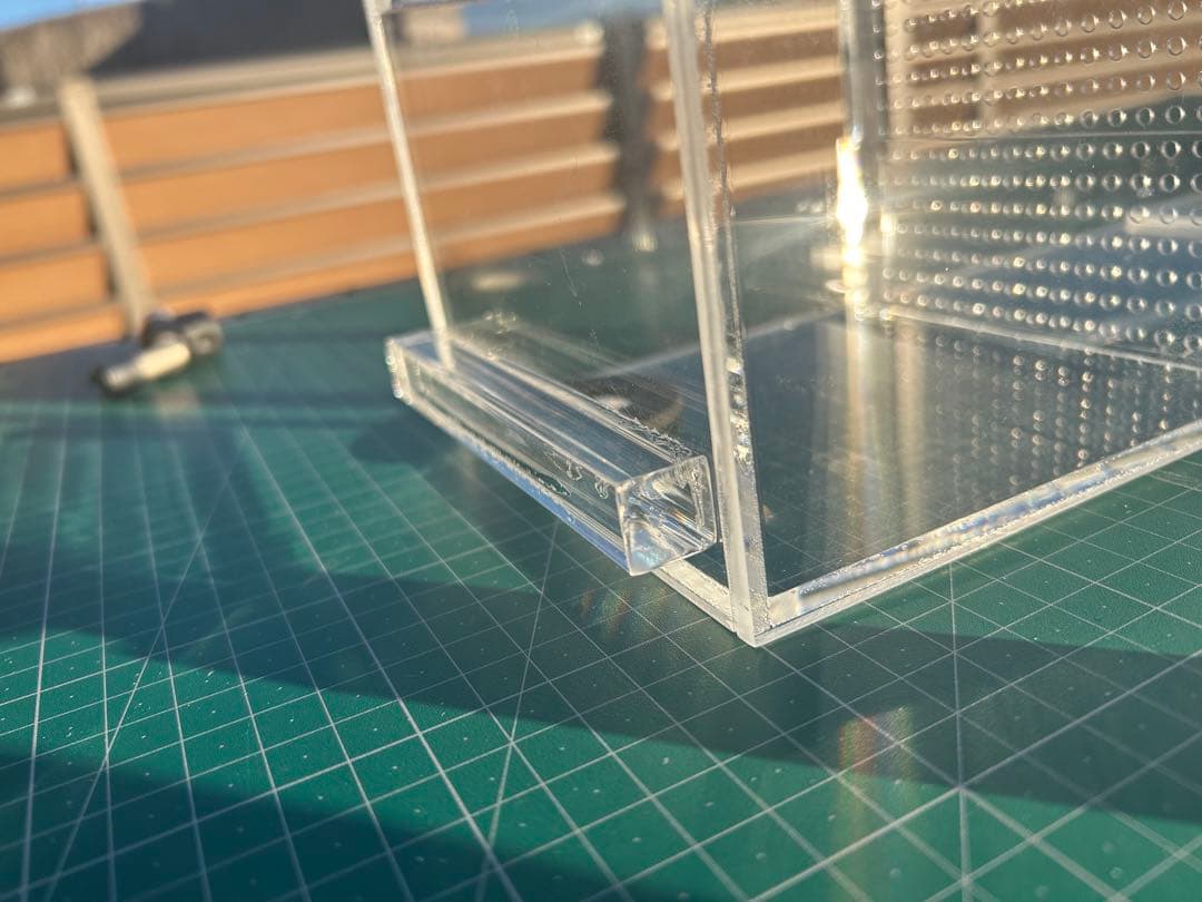 60cm水槽用　アクリル製上部濾過式アクアポニックス仕様