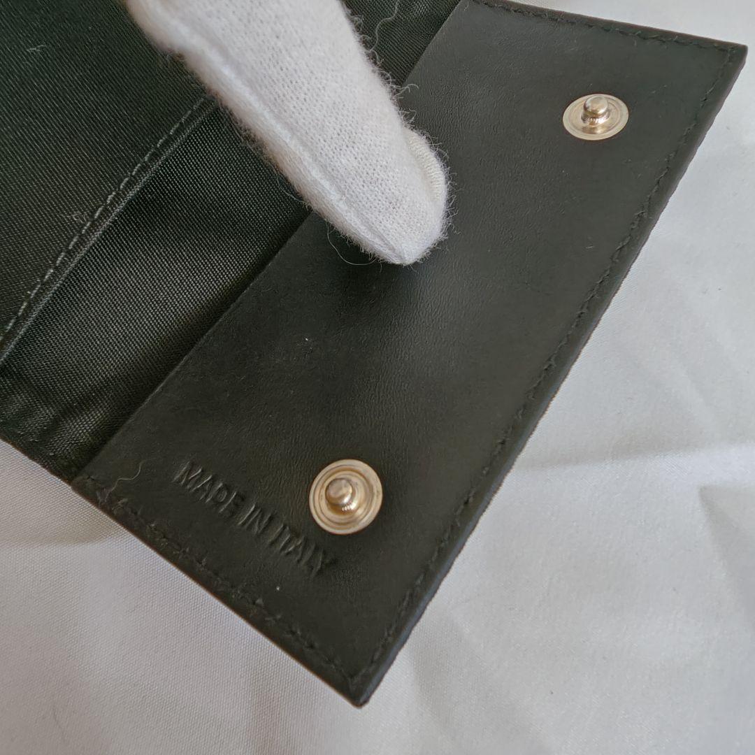 美品　PRADA ブラック ナイロン 6連 キーケース　箱付き 三角ロゴプレート