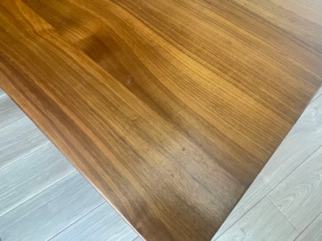 ブラウン 木製 モダンダイニングテーブル