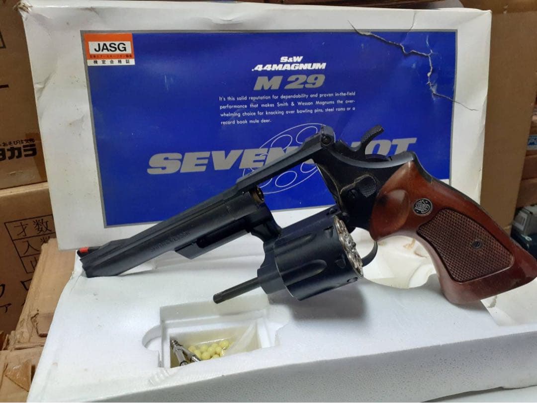 コクサイ社　JASG M29 SEVEN SHOT モデルガン　樹脂製