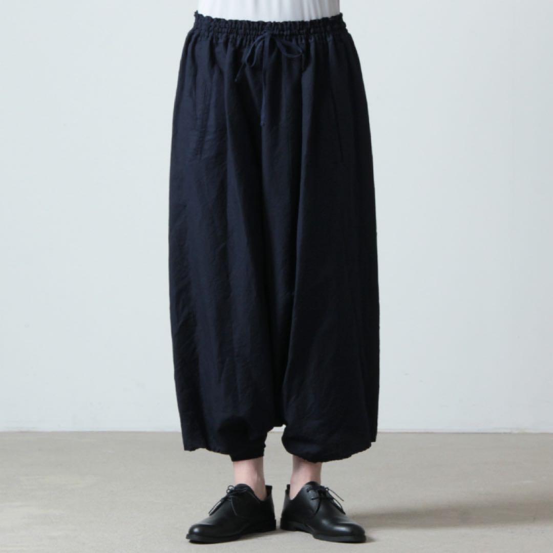 FACTORY ファクトリー✳︎ペルー綿サルエルパンツ　ブラック