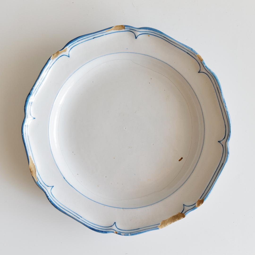 ムスティエ 青輪線のお皿