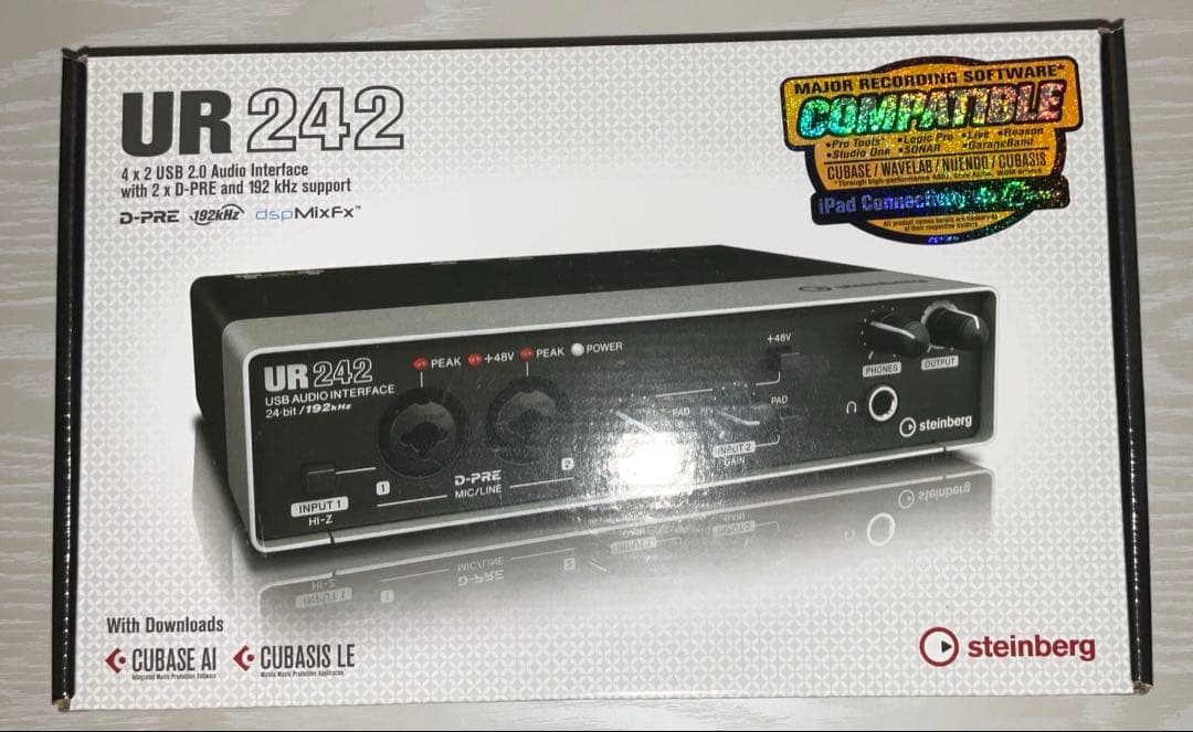 オーディオインターフェイス　UR242 steinberg スタインバーグ
