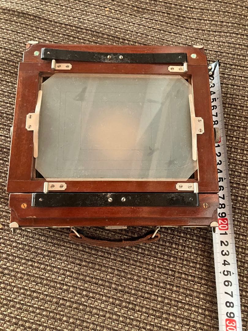 ジャンク扱　木製カメラ　蛇腹　レトロ